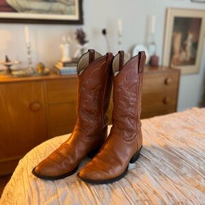 Vintage Sanders Cowboy Boots - Size 8.5 Men’s / Size 10 Women’s